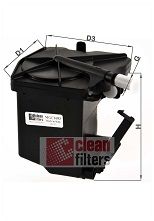 CLEAN FILTERS Degvielas filtrs MGC1683